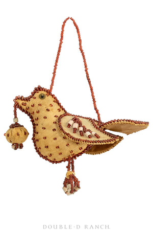 Whimsey, Bird with Cherry, Vintage, Late 19th Century, 230