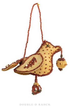 Whimsey, Bird with Cherry, Vintage, Late 19th Century, 231