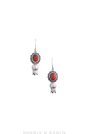 Earrings, Collection, Texas Rose, Coral, Contemporary, 338C