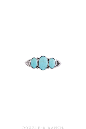 Pin, Collection, Turquoise, Bar, Triple Stone, Hallmark, Contemporary, 611