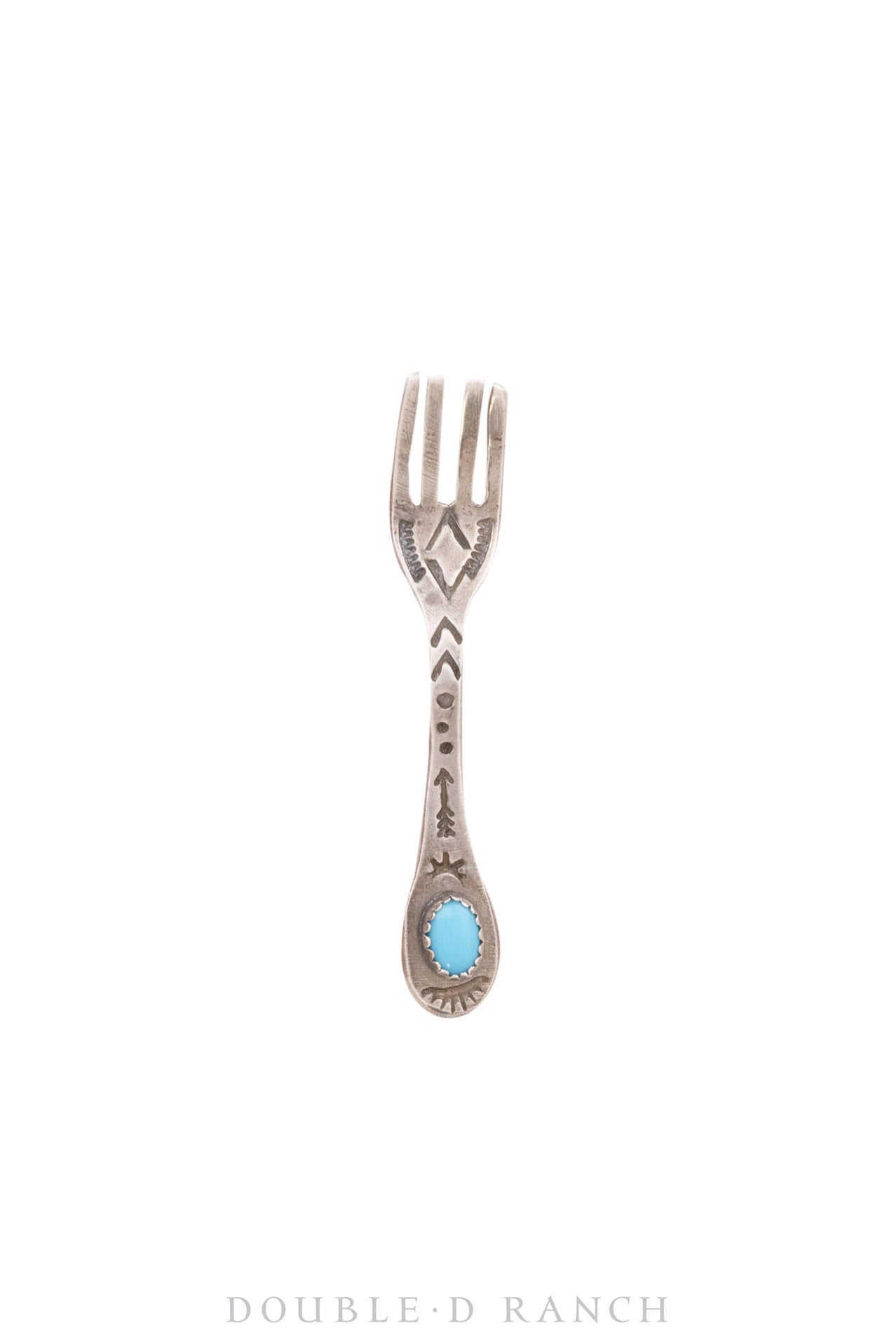 Pin, Hat, Novelty, Fork, Turquoise, Contemporary, 768
