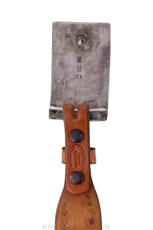 Belt, A Vintage, Buckle, Trophy, Western, Longhorn, Silver & 10K Gold, Hand Tooled Belt from Cody, WY, Vintage, 217