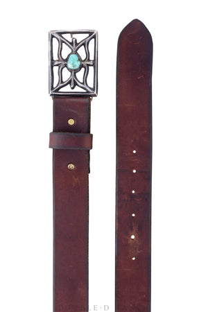 Belt, A Vintage, Cast, Openwork, Turquoise, Vintage, 191