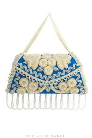 Whimsey, Purse, Heavy Beading, Vintage, Late 19th Century, 293
