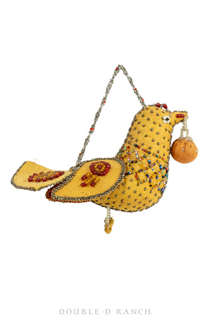 Whimsey, Bird with Cherry, Vintage, Late 19th Century, 308