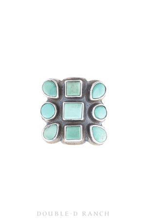 Ring, Cluster, Turquoise, Oscar Betz, Vintage, 997