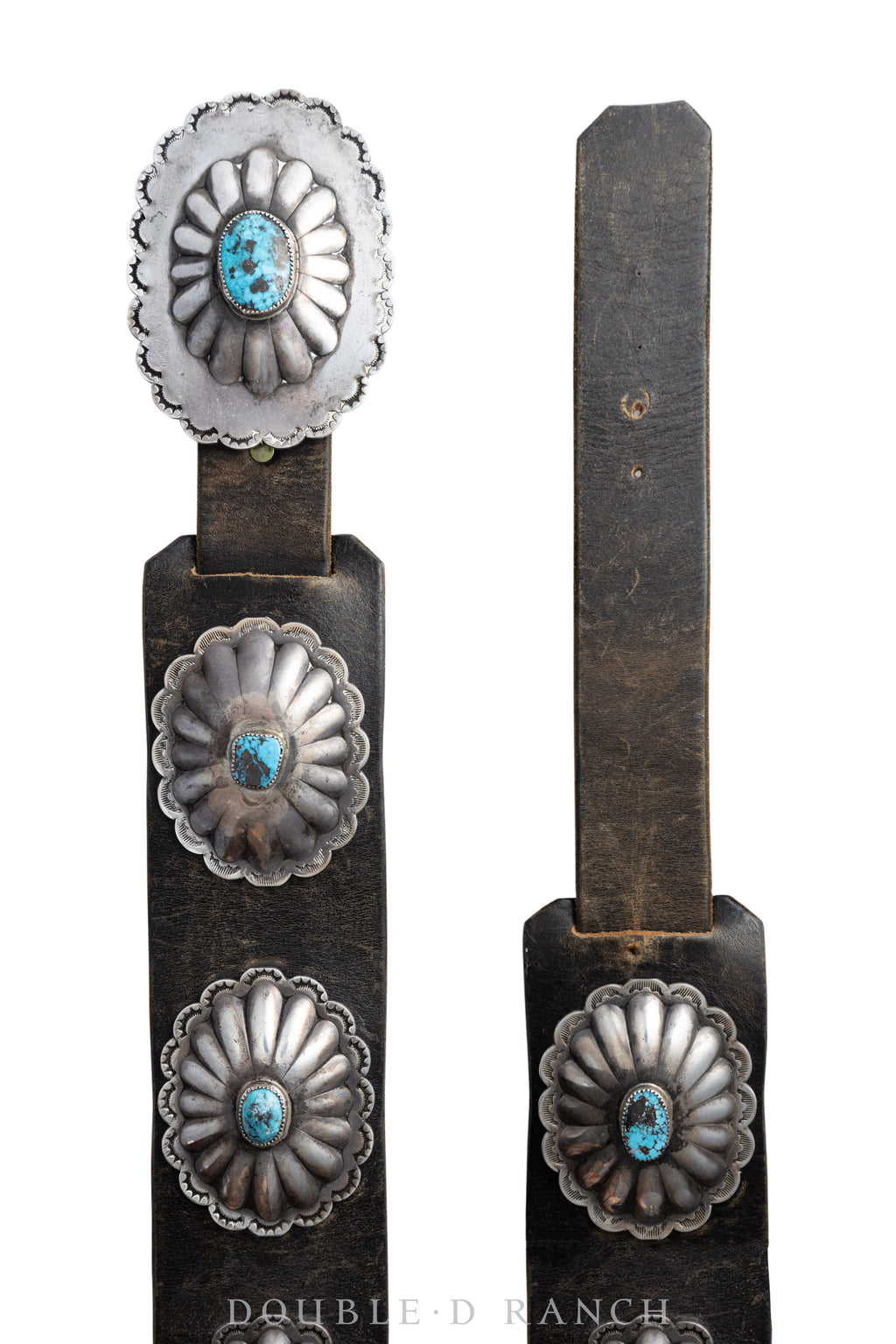 Belt, A Vintage, Concho, Turquoise, Kirk Smith, Hallmark  display picture 3
