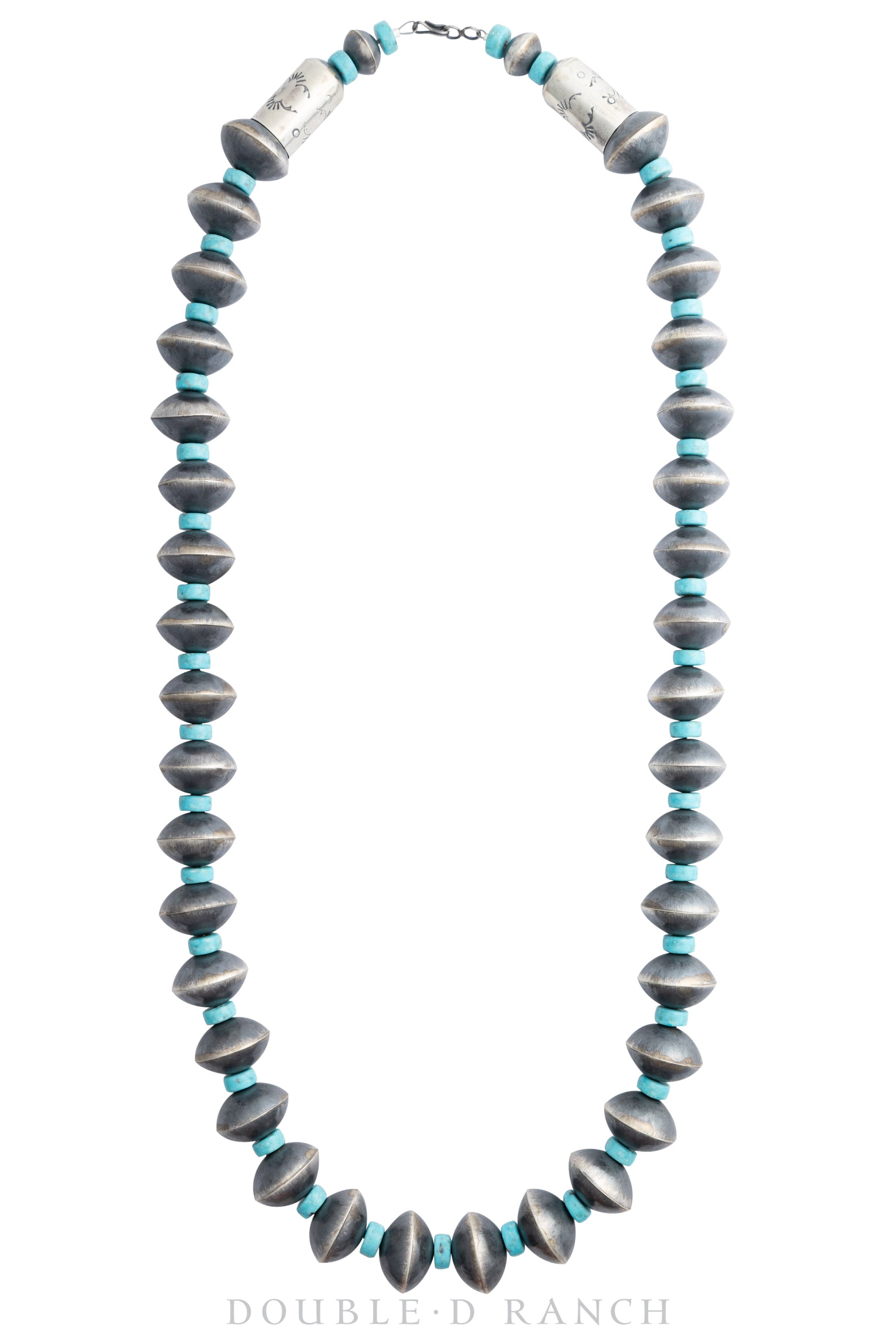Necklace, Desert Pearls, Turquoise & Sterling Silver, Includes Matching Earrings, Contemporary, 1712