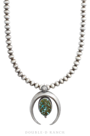 Necklace, Naja, Turquoise, Sterling Silver, Dennis Hogan Hallmark, Artisan, Contemporary, 1881