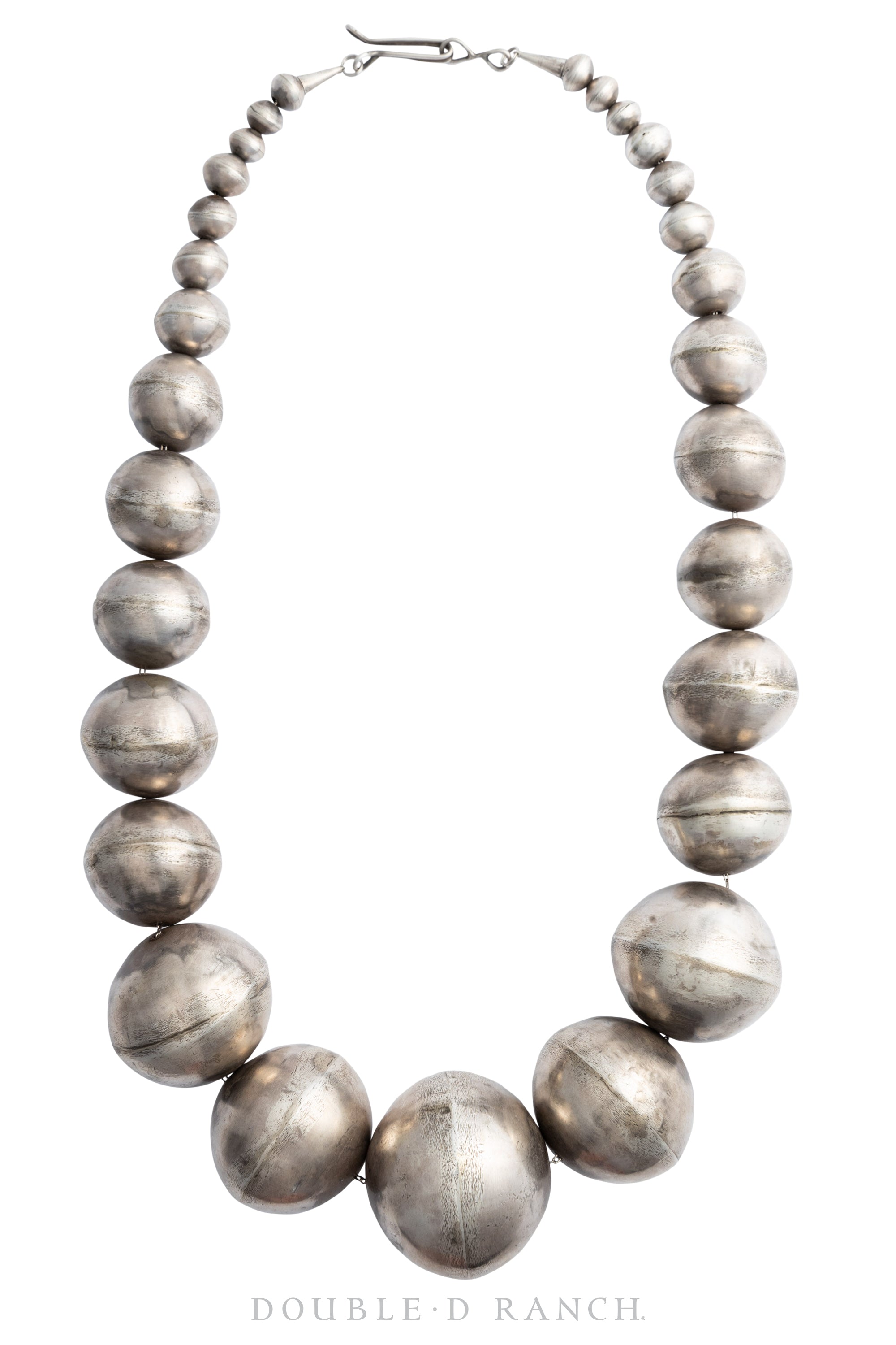 Necklace, Desert Pearls, Sterling Silver, Huge, Artisan, Contemporary, 1733