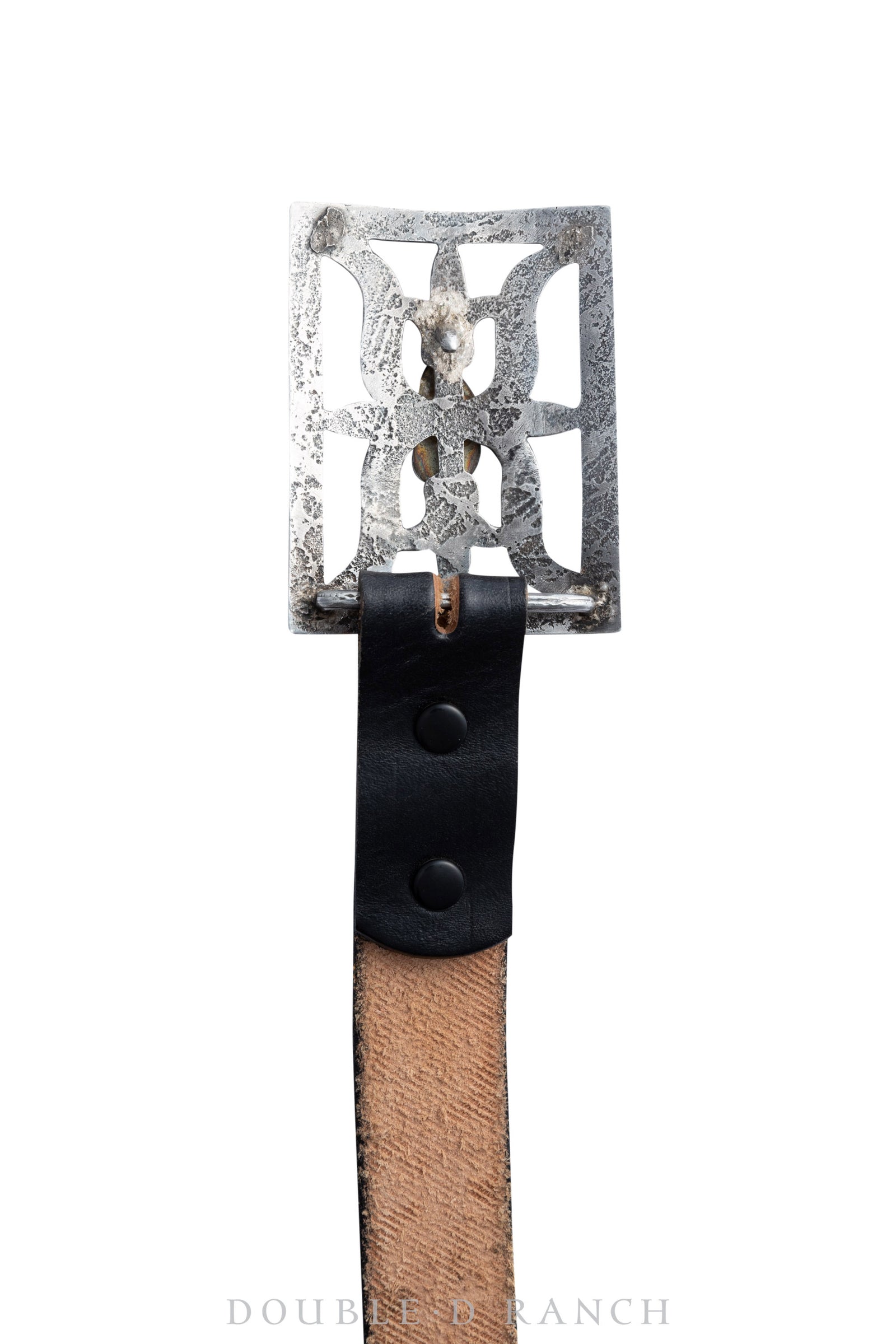 Belt, A Vintage, Buckle, Cast, Turquoise, Converted Old Ketoh, Vintage, 426