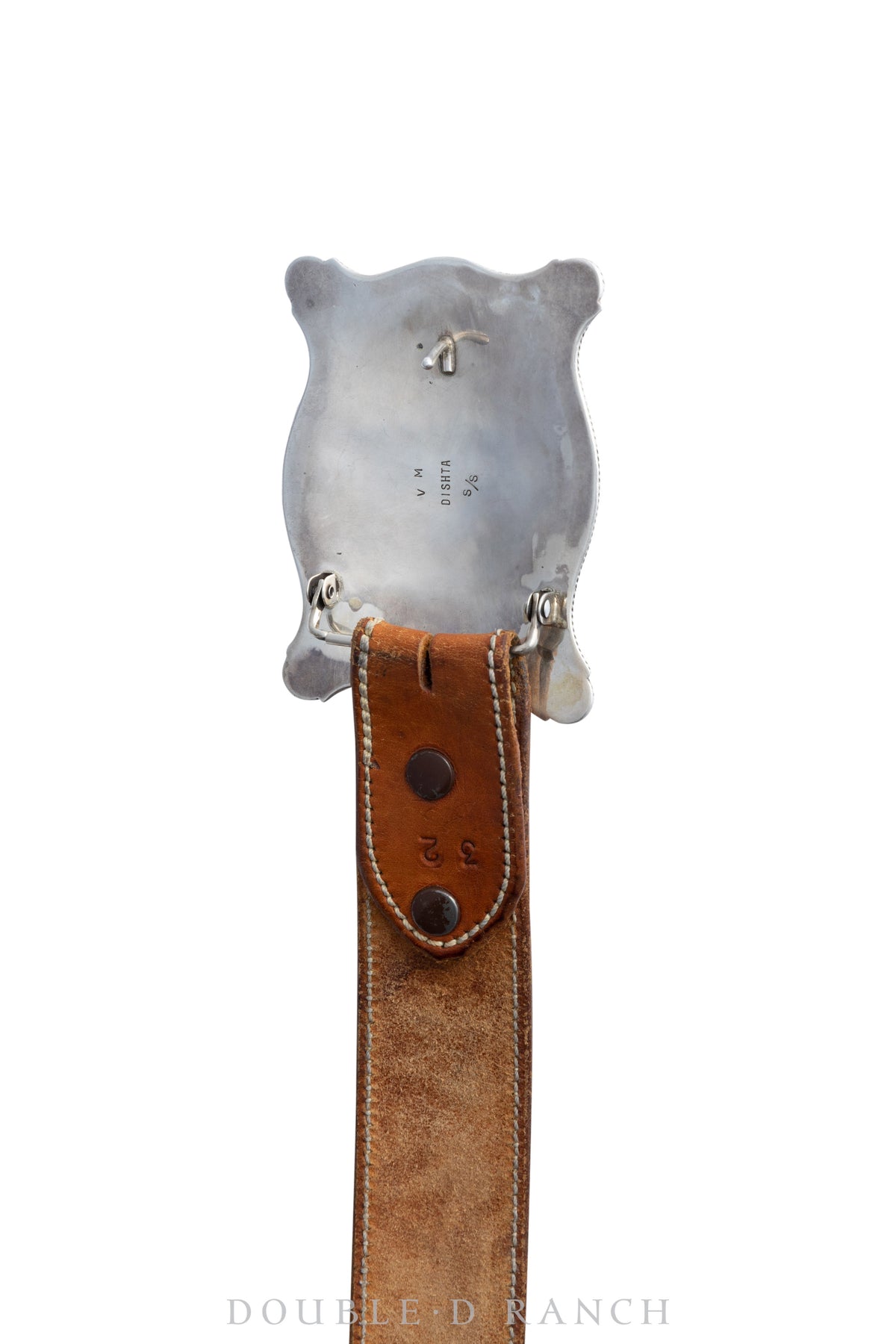 Belt & Bolo Set, Inlay, Conestoga wagon, Dishta, Vintage, 1631