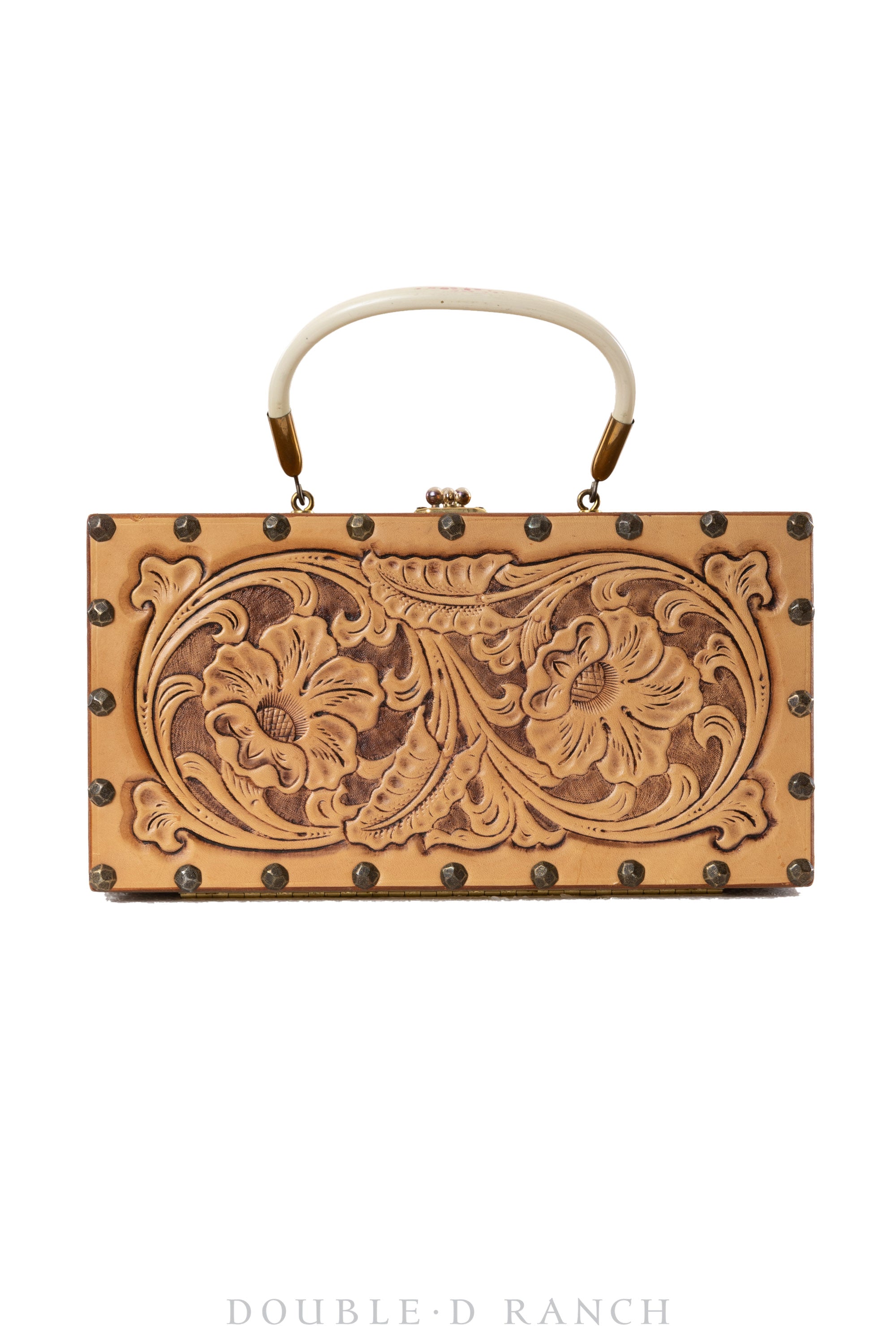 The Remington Tooled Leather Purse - Brown – Triangle T Boutique