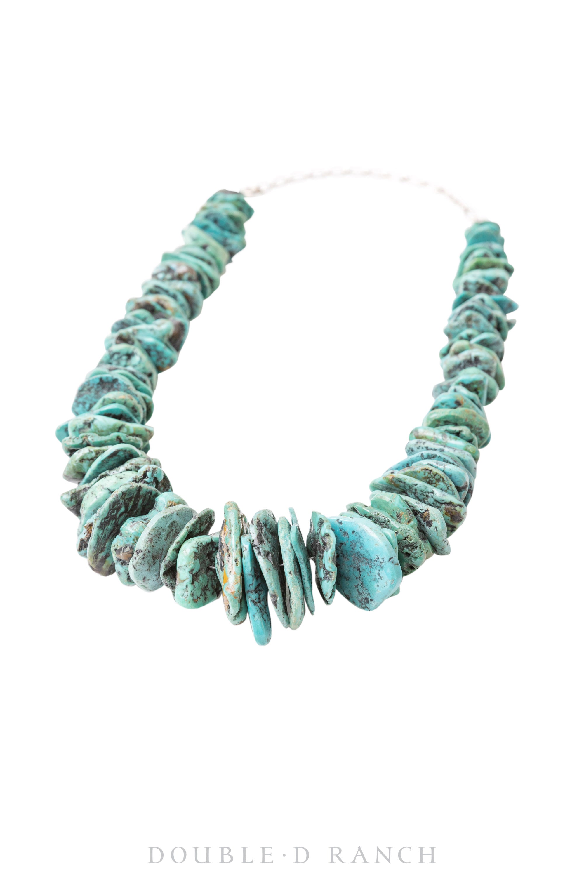 Necklace, Natural Stone, Turquoise, Slabs, Vintage, 1904