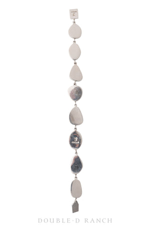 Bracelet, Federico, Chain Inlay, Turquoise, Hallmark, Contemporary, 3309