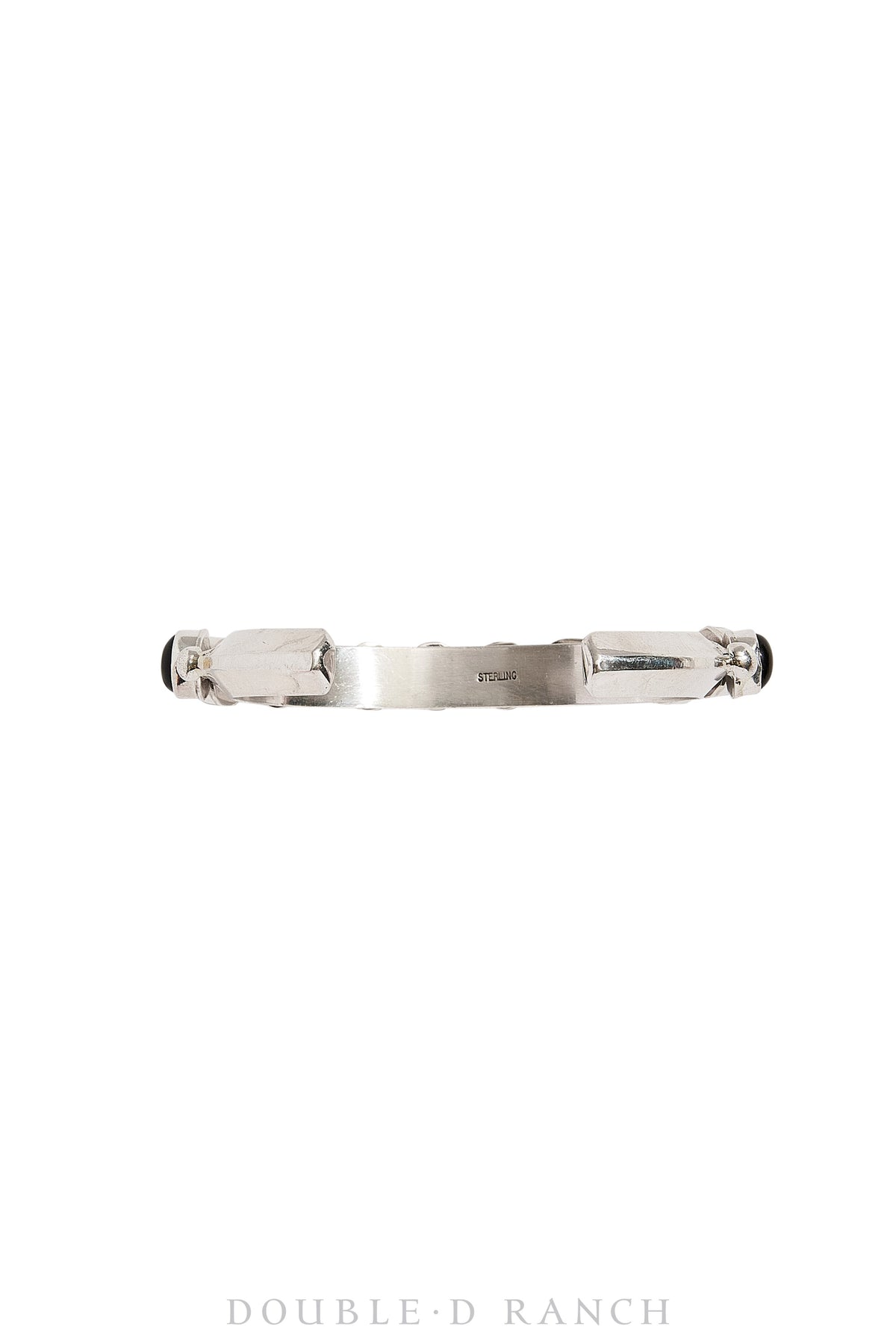 Cuff, Onyx, Row, 10 Stone, Hallmark, Contemporary, 3190