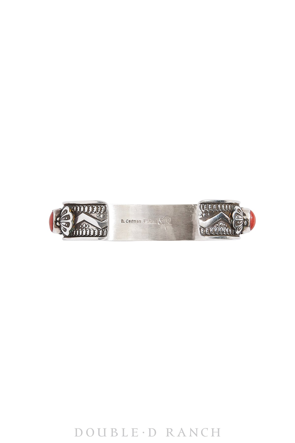 Cuff, Row, Coral, 15 Stone, Hallmark, Contemporary, 3195