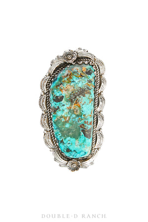 Ring, Turquoise, Single Stone, Specimen, Vintage, 1024