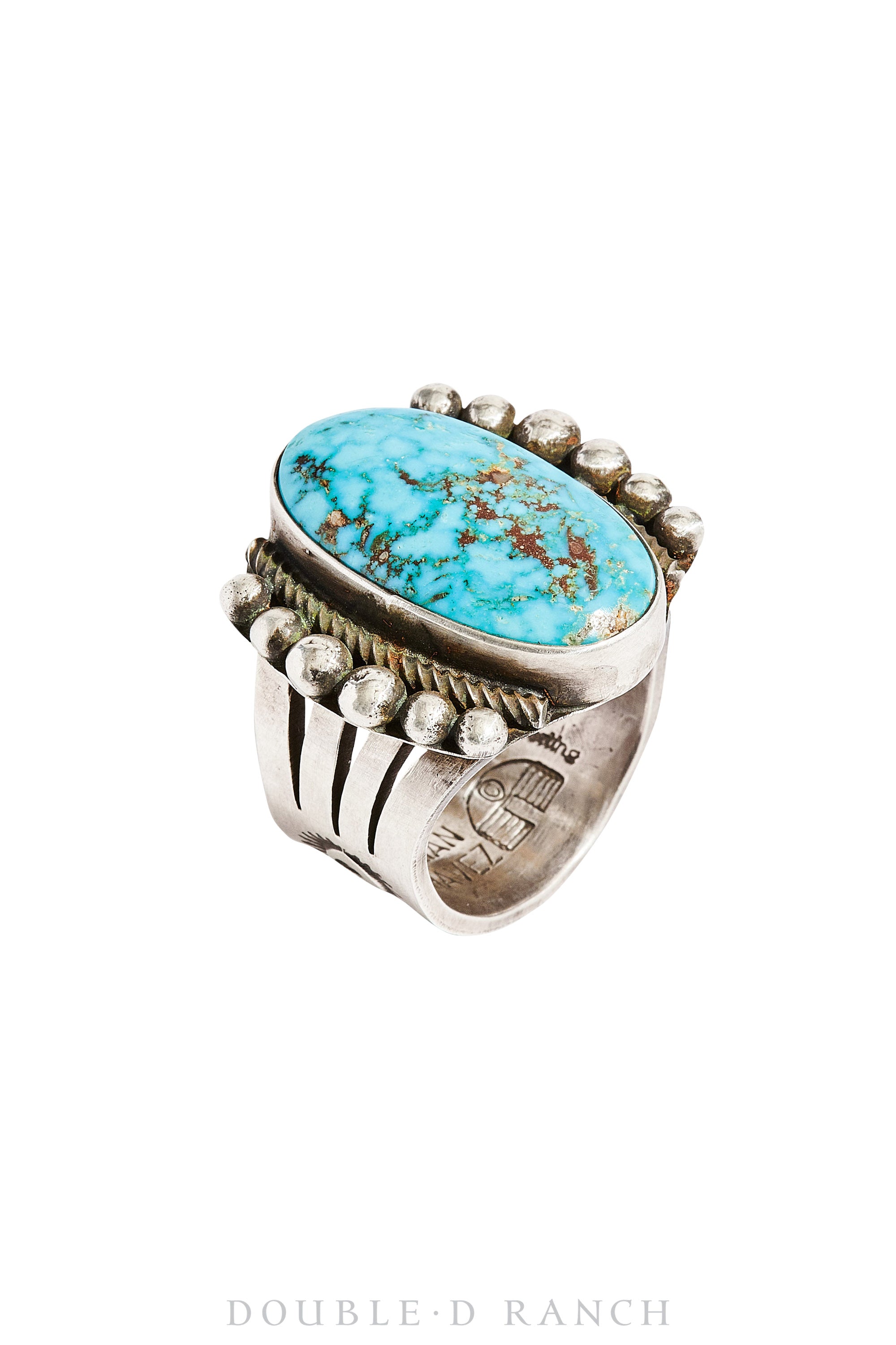 Ring, Natural Stone, Turquoise, Single Stone, Hallmark, Contemporary, 1092