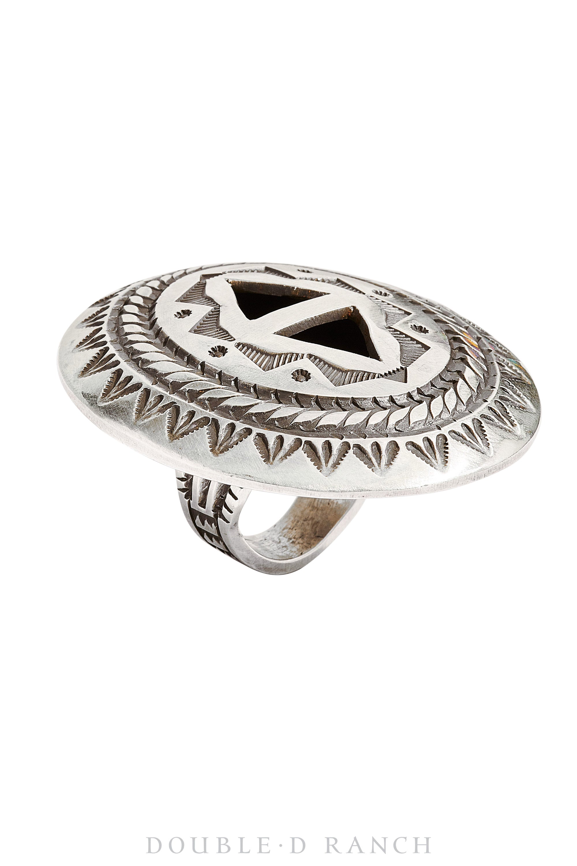 Ring, Concho, Sterling Silver, Hallmark, Contemporary, 1107