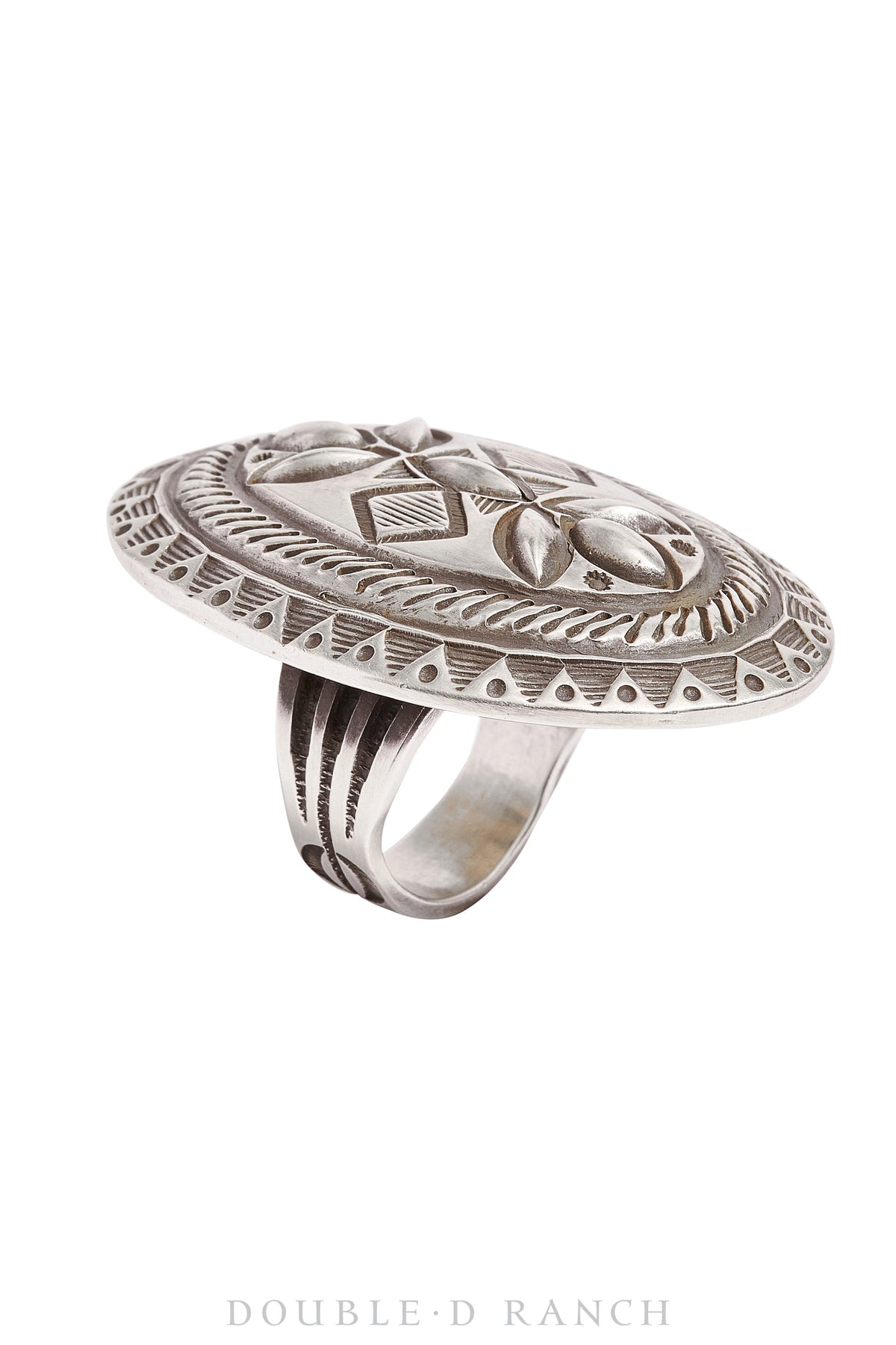 Ring, Concho, Sterling Silver, Hallmark, Contemporary, 1112