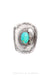 Ring, Conversational, Hat, Turquoise, Contemporary, 1116B
