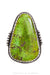 Ring, Natural Stone, Gaspeite, Single Stone, Hallmark, Contemporary, 1162