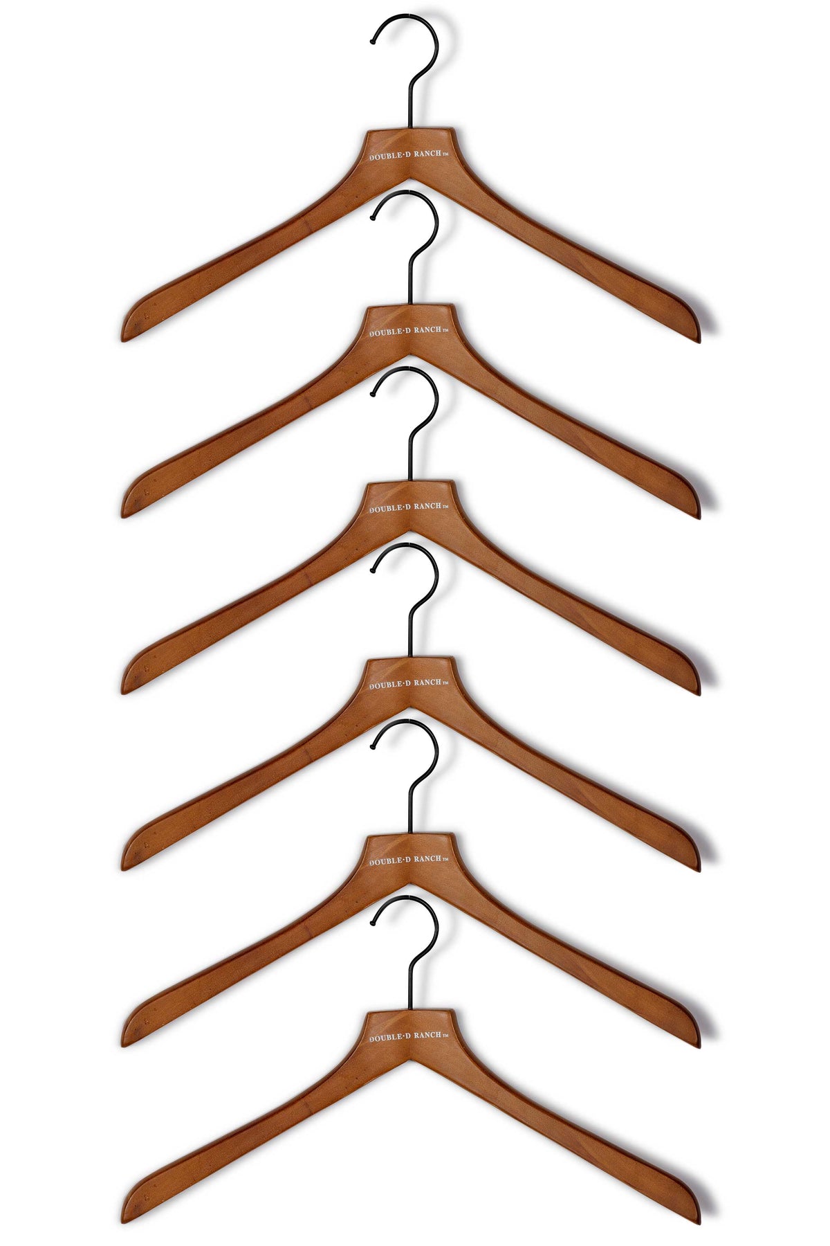 Wood Jacket Hanger Double D Ranch