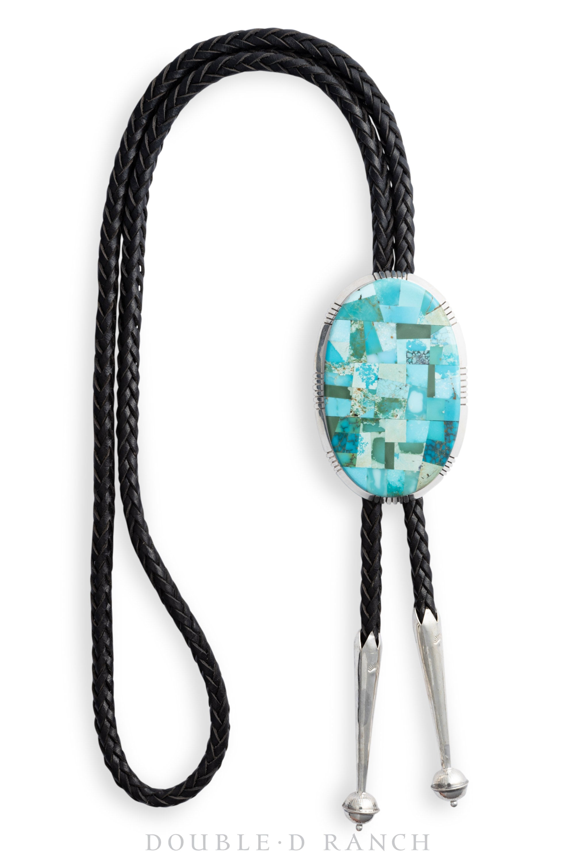 Bolo, Inlay, Turquoise, Hallmark, Contemporary, 1744