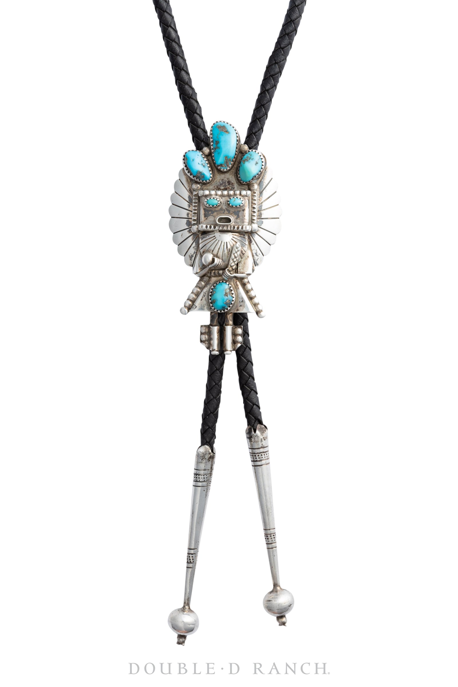 Bolo, Kachina, Turquoise, Hallmark, Vintage, 1697